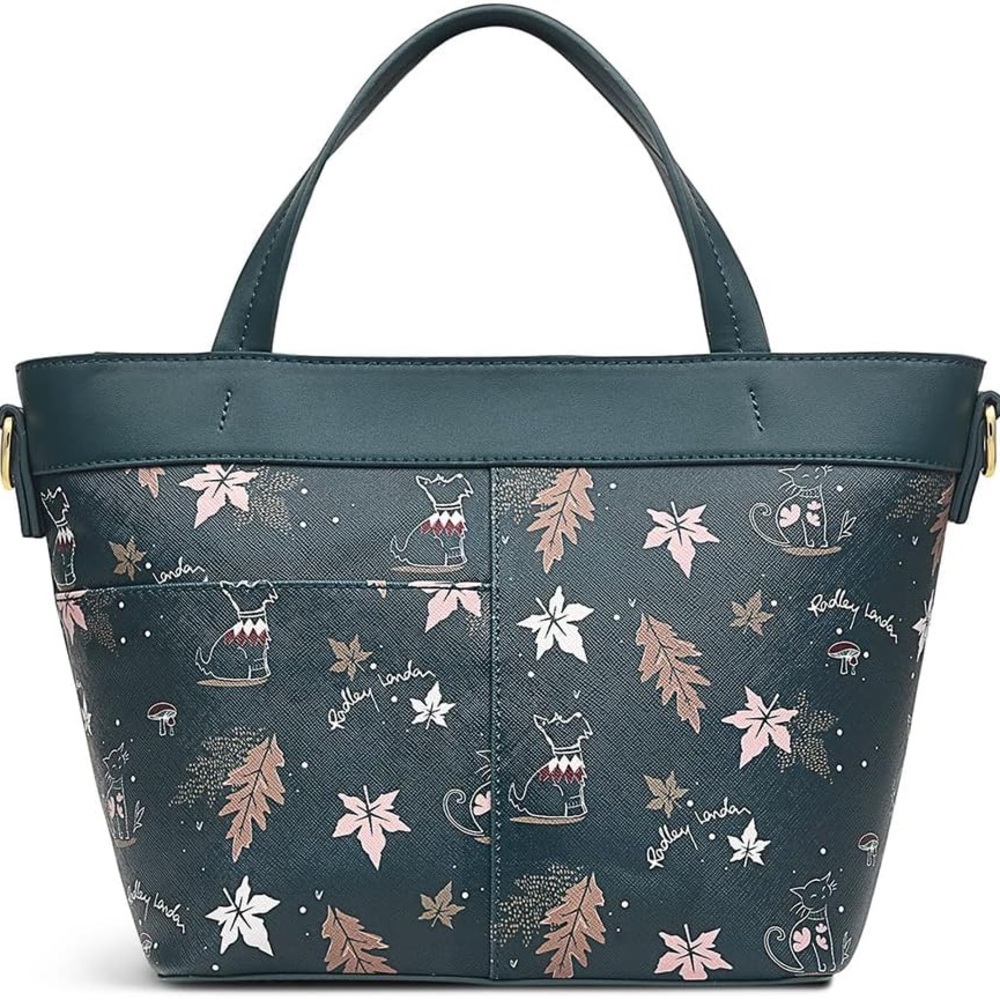Radley London Green tote, Radley dog, Ruby cat